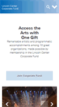 Mobile Screenshot of lccorporatefund.org